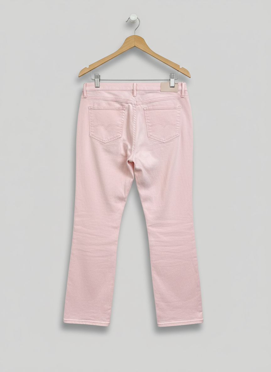 NYDJ Pink Women's Ankle Fray Heim